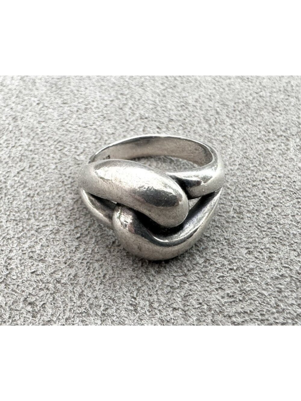 JAMES AVERY Cadena LOVER'S KNOT Sterling Silver RING Size 6.5 Retired